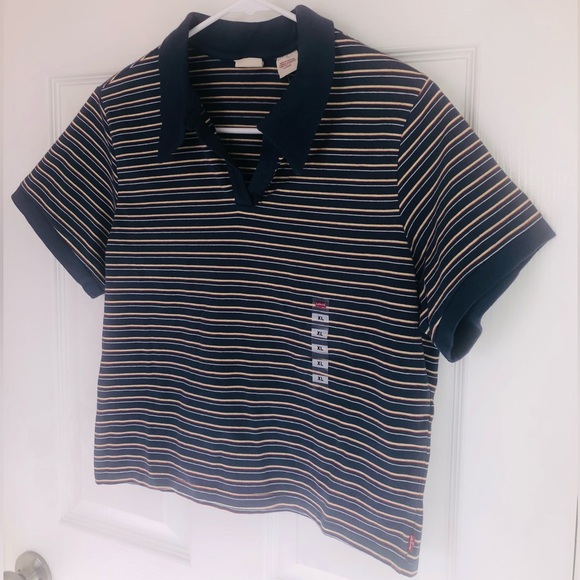 Levi’s cropped polo T-shirt (XL) - Picture 3 of 10